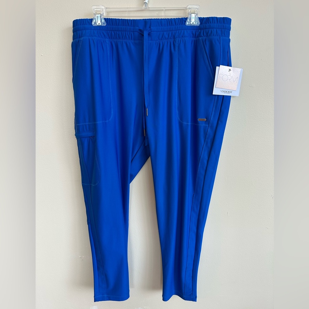 Cherokee Form Royal Blue Scrub Pant